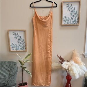 Chic Orange Dress by BaeVely